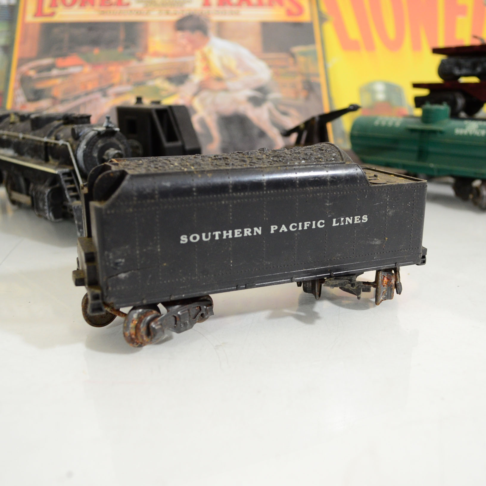 Vintage Marx Model Trains, Transformers, And Lionel Tin Signs