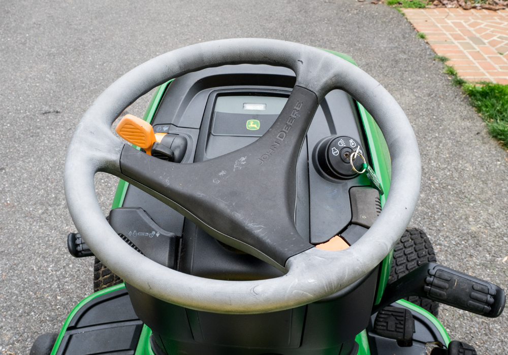 John Deere x320 Tractor with Attachments