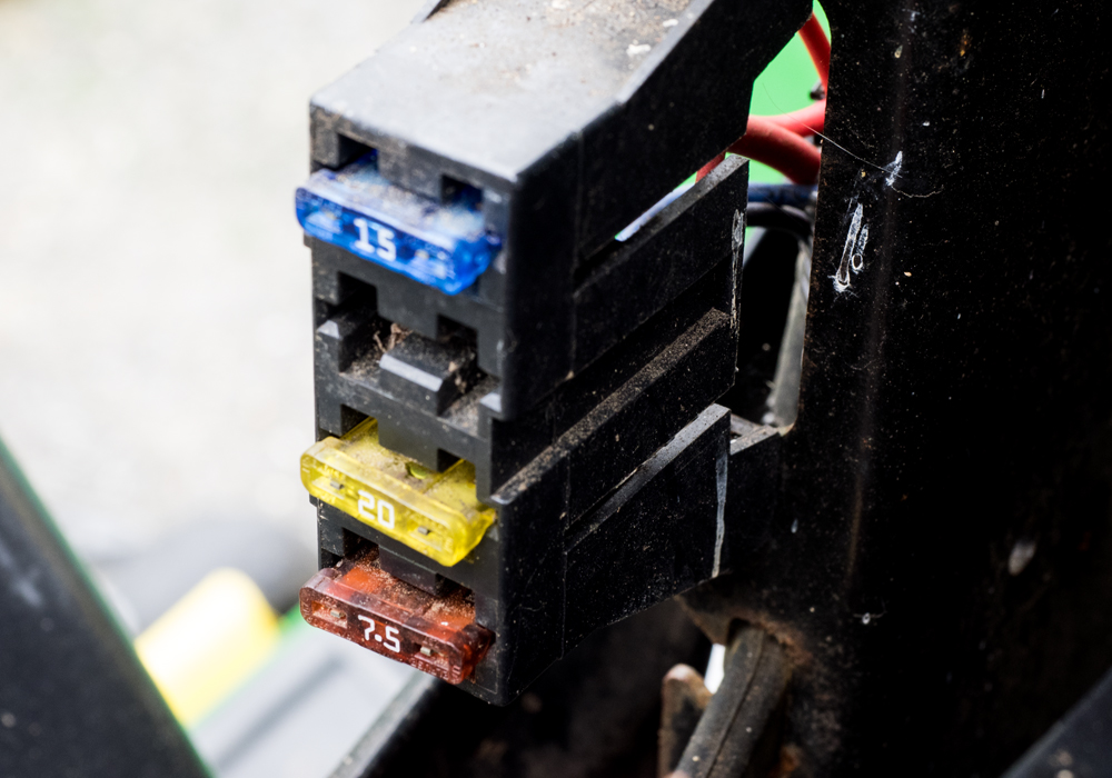 John Deere x320 Tractor with Attachments