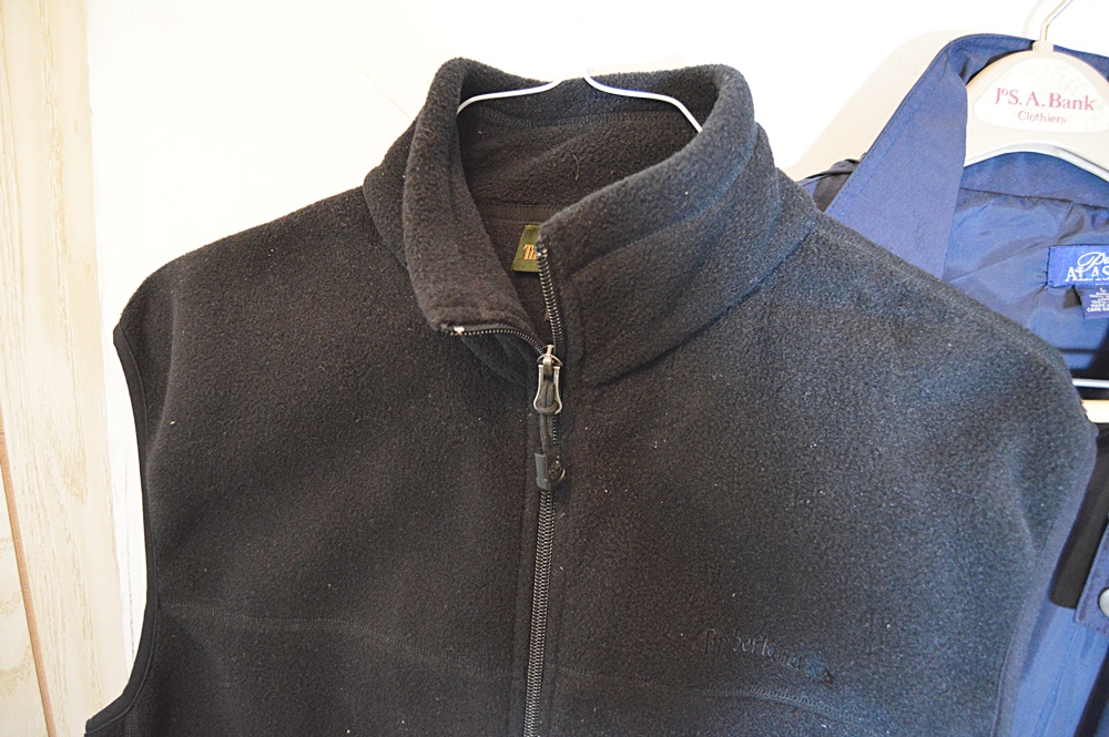 Men's Outerwear with Vintage Down Vest, Timberland