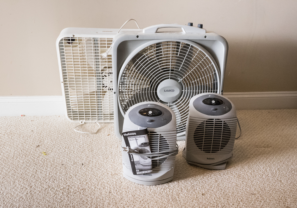Portable Heaters and Box Fans
