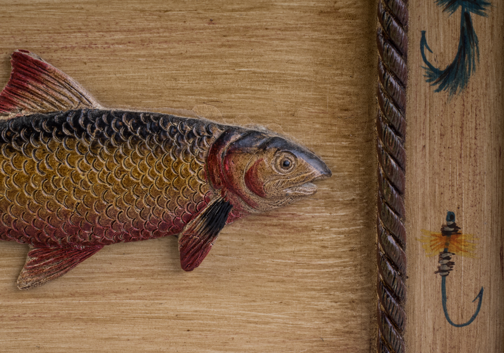 Painted Fishing Inspired Lamp