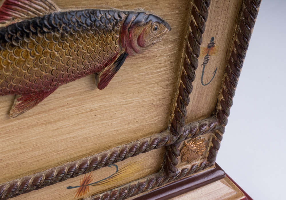 Painted Fishing Inspired Lamp