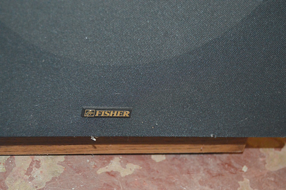 Fisher Stereo System with Component Cabinet