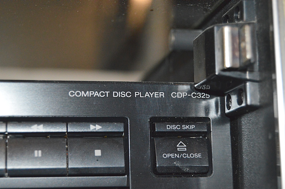 Fisher Stereo System with Component Cabinet