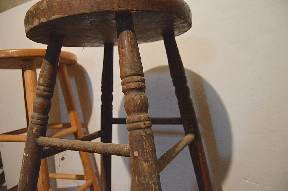 Two Wooden Stools