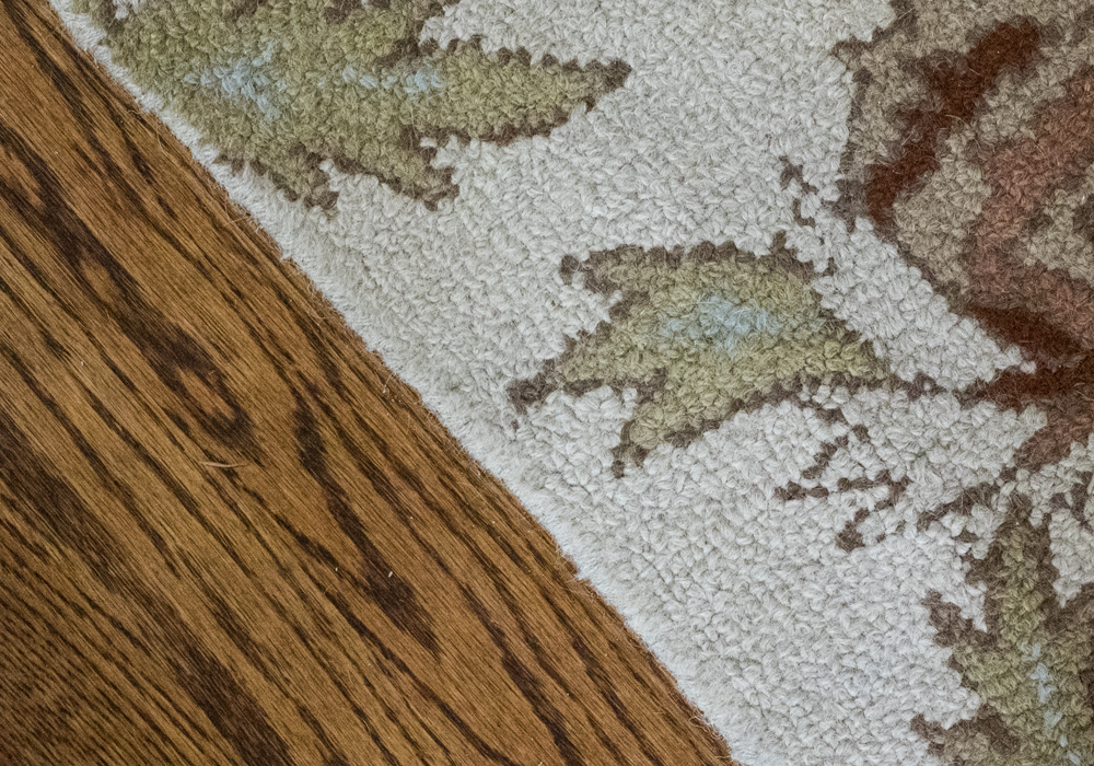 Floral Cream Toned Area Rug