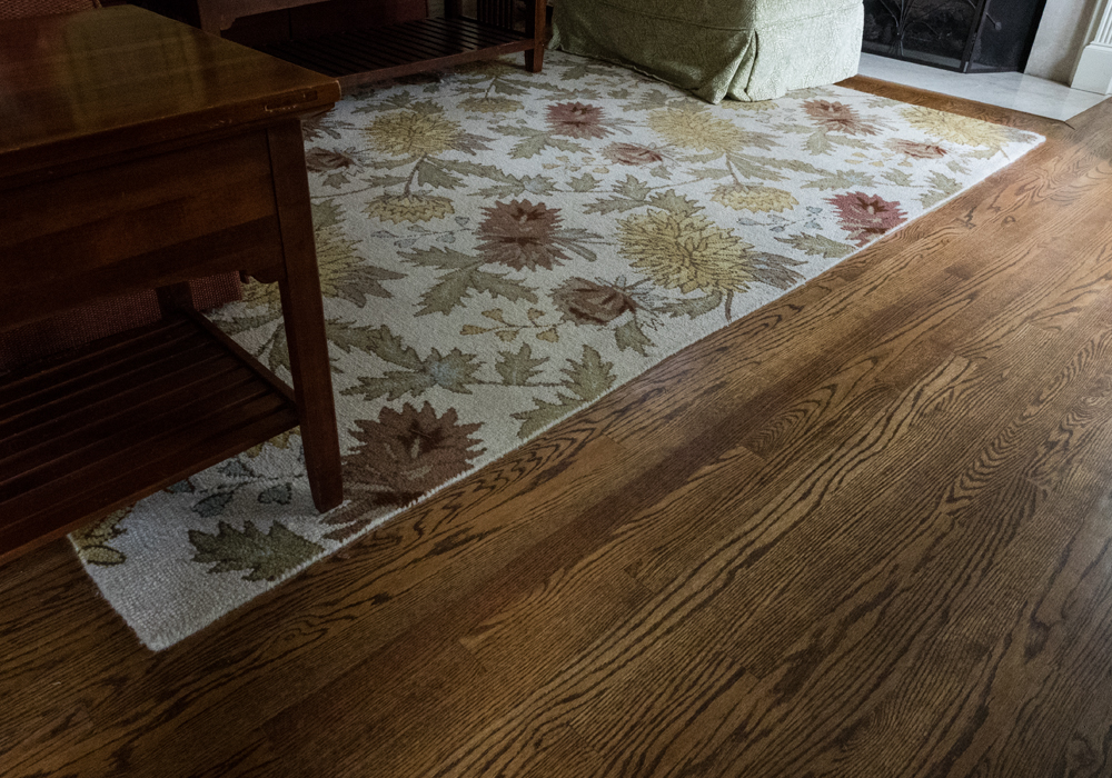 Floral Cream Toned Area Rug