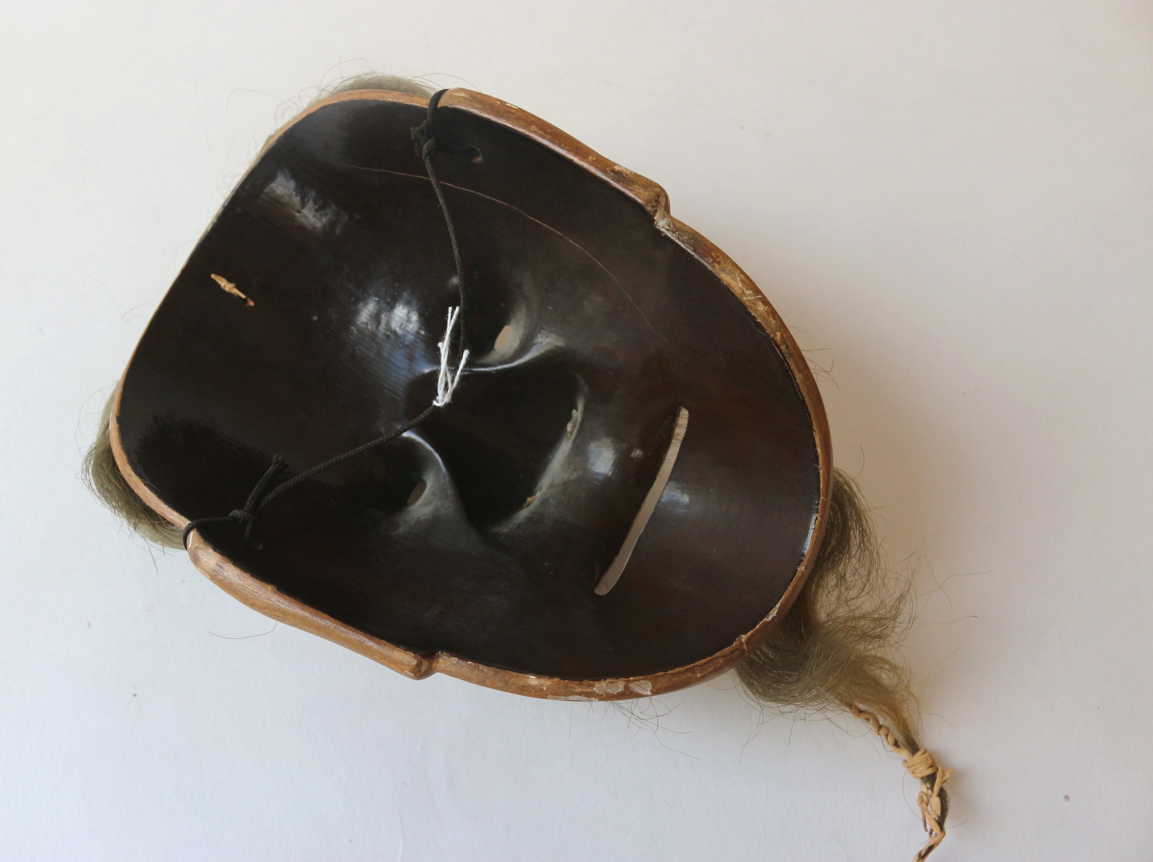 Japanese "Sankō-jō" Noh Wood Mask