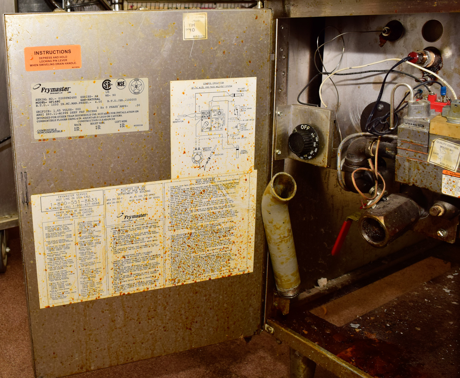Frymaster GF14SC fryer
