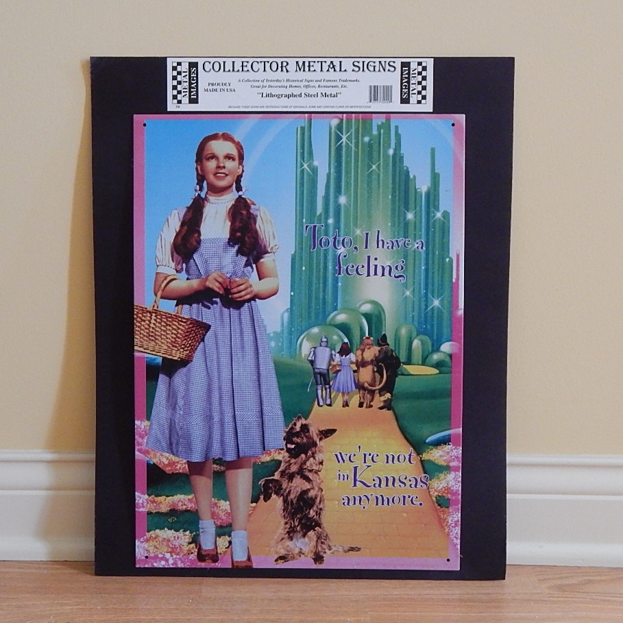 Wizard of Oz Collectible Tin Plaque