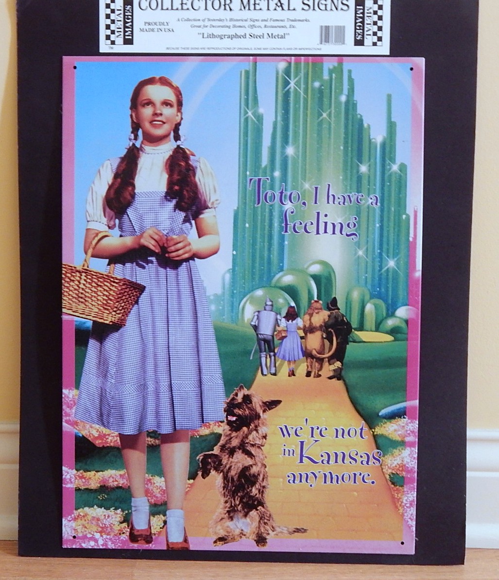 Wizard of Oz Collectible Tin Plaque