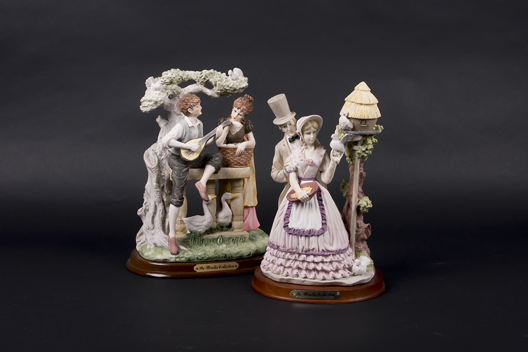 The Mirella Collection Porcelain Statuette Pairing