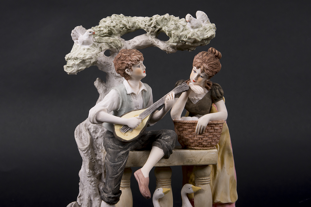 The Mirella Collection Porcelain Statuette Pairing