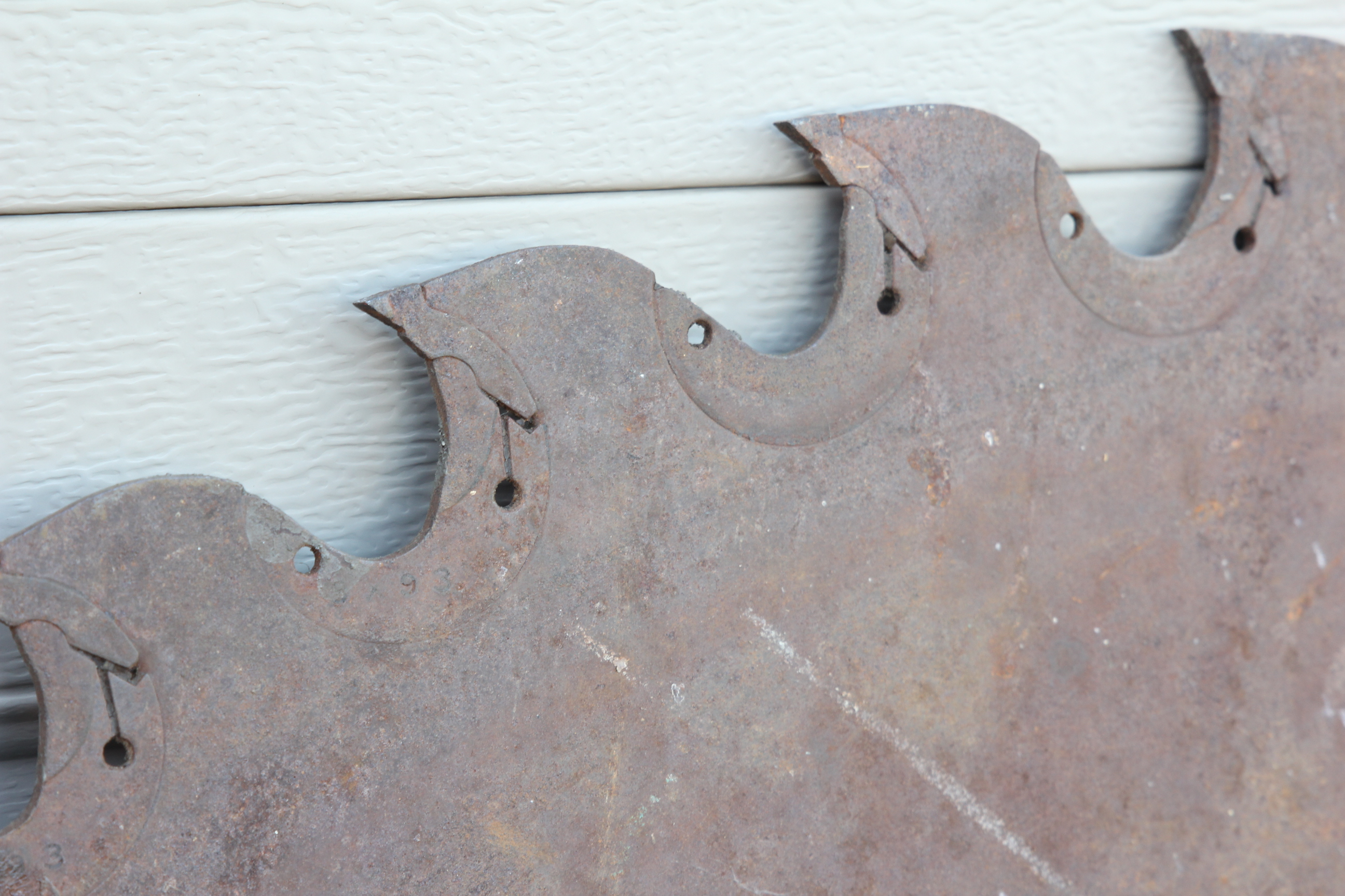 Industrial Style Vintage Saw Mill Blade