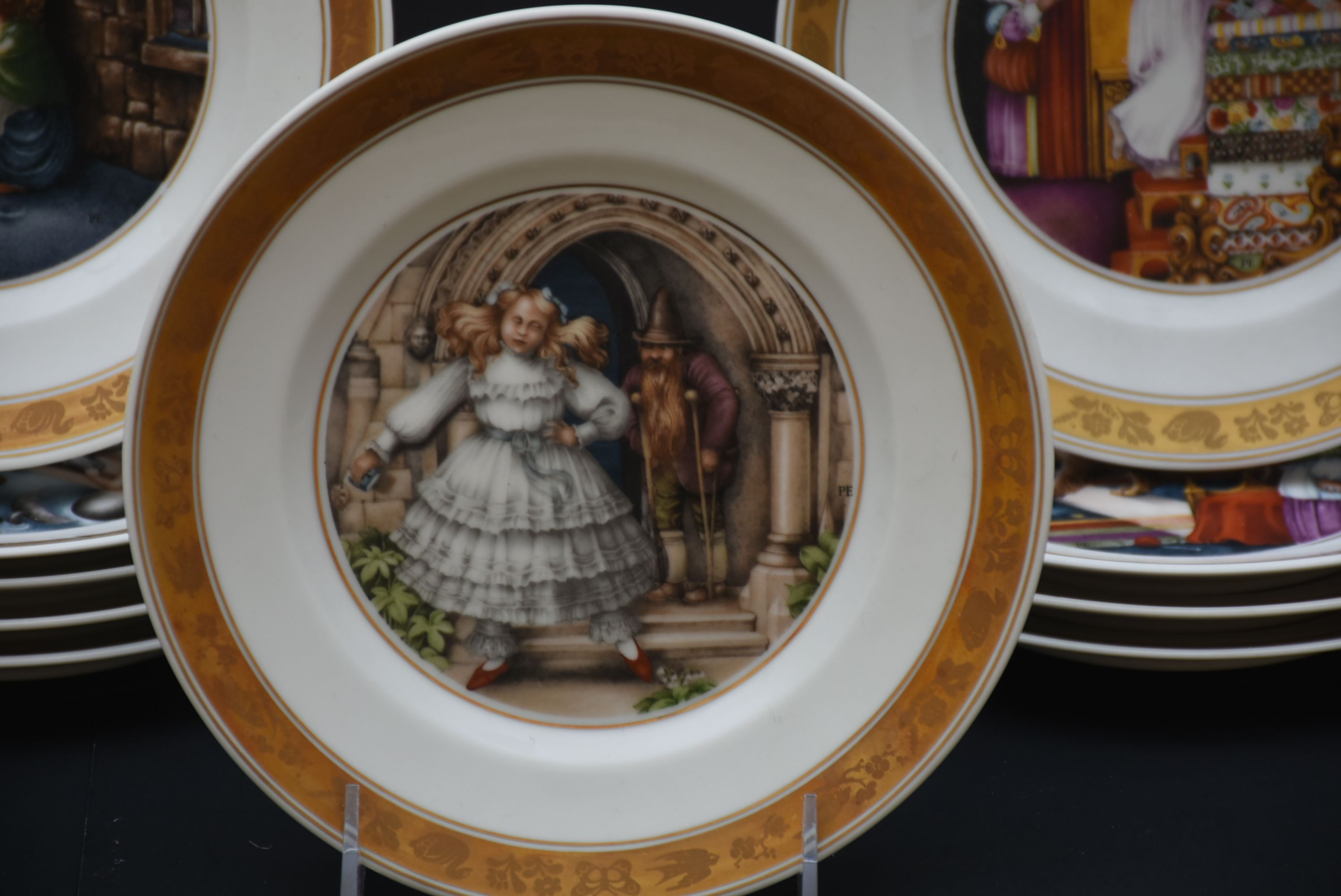 Hans Christian Andersen Collector Plates From Royal Copenhagen