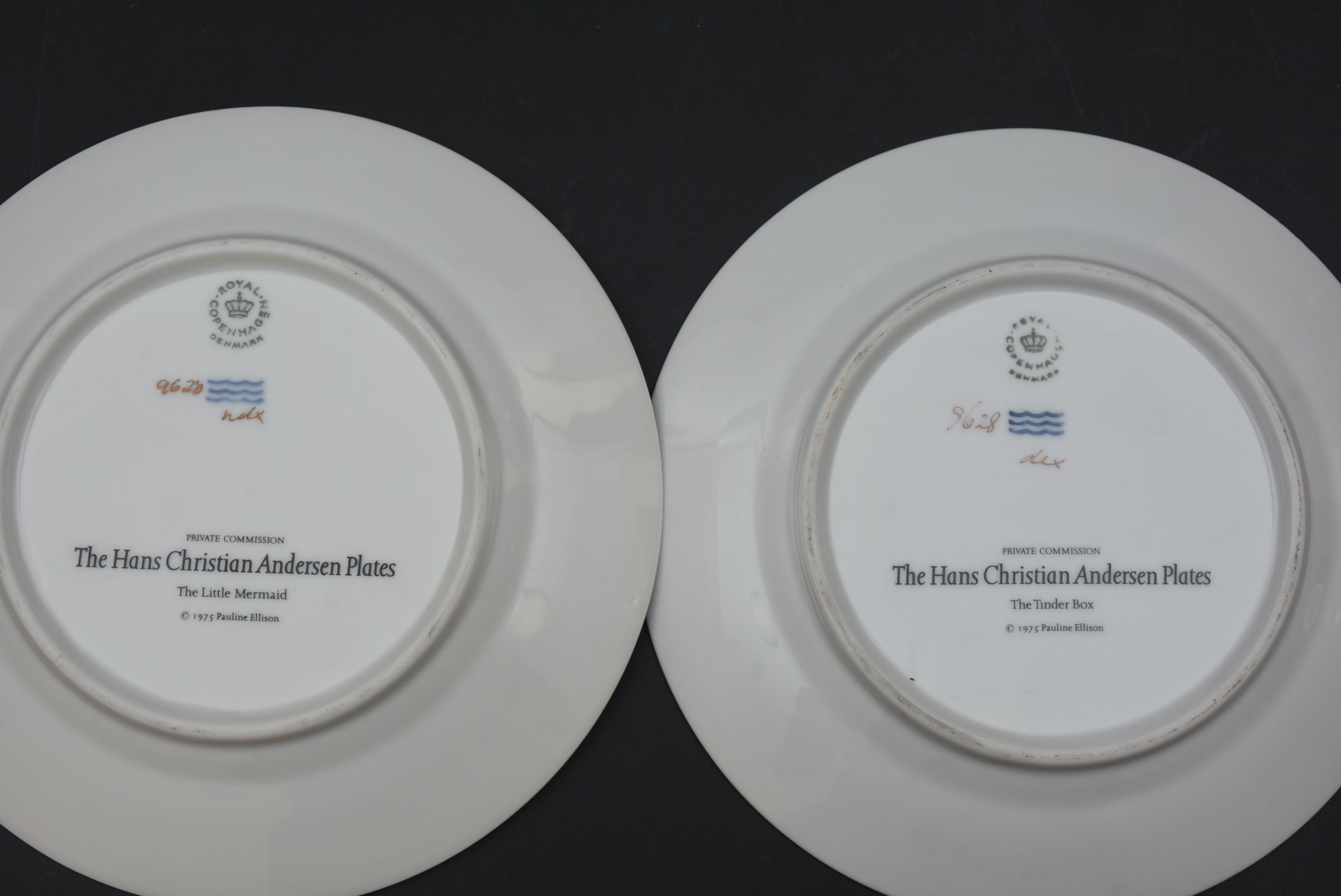 Hans Christian Andersen Collector Plates From Royal Copenhagen
