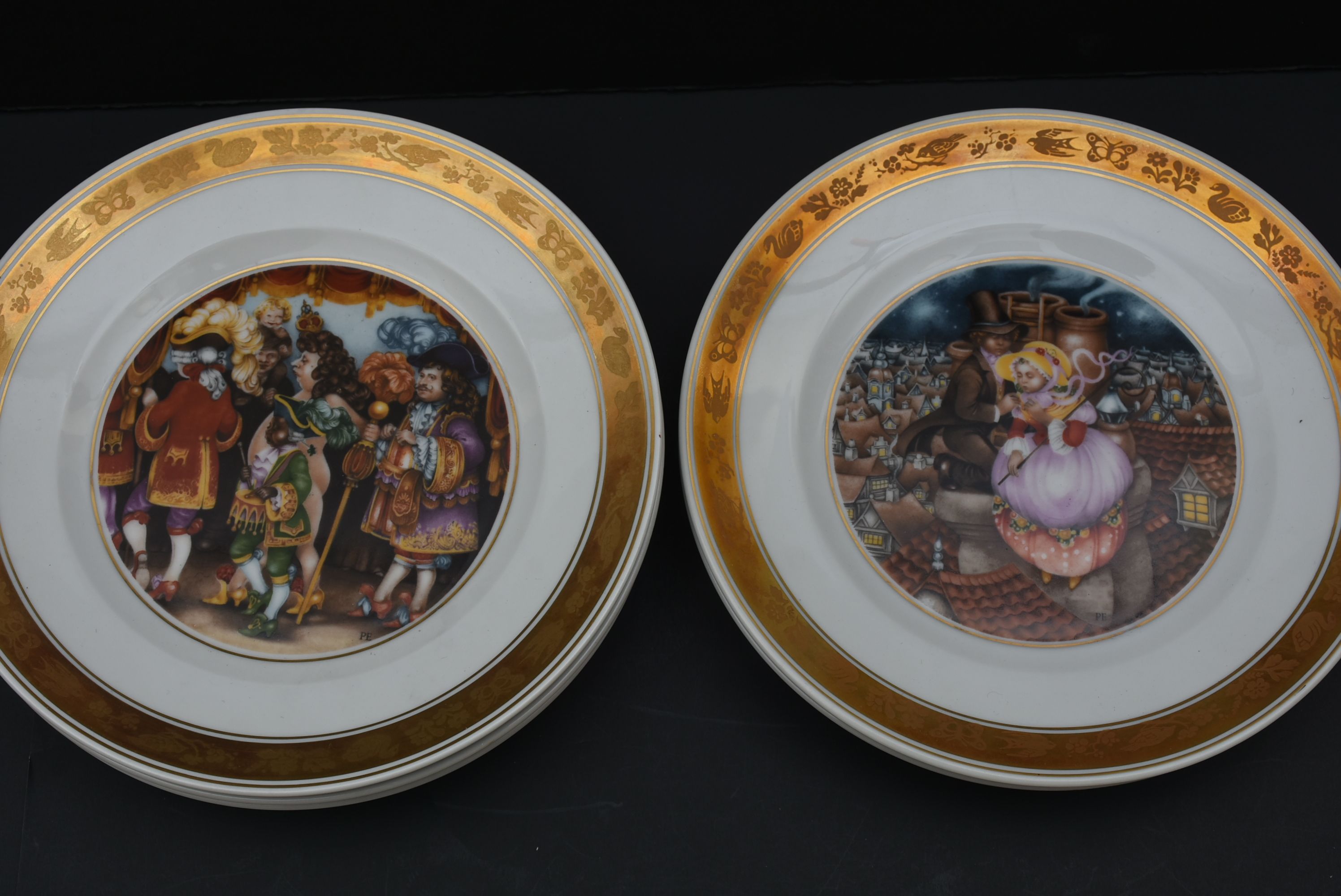 Hans Christian Andersen Collector Plates From Royal Copenhagen