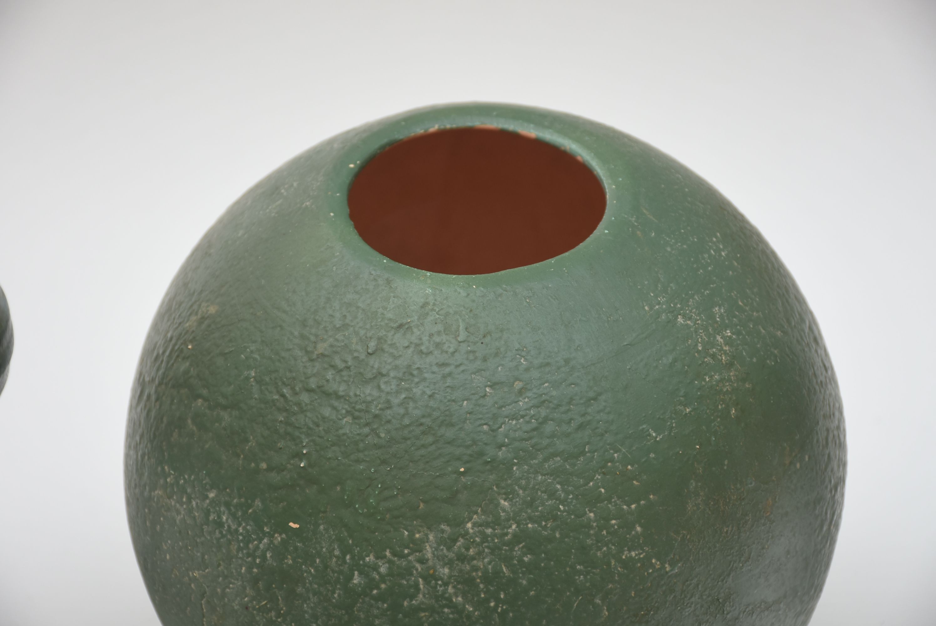 Hand-Made Ceramic Vase and Goblets