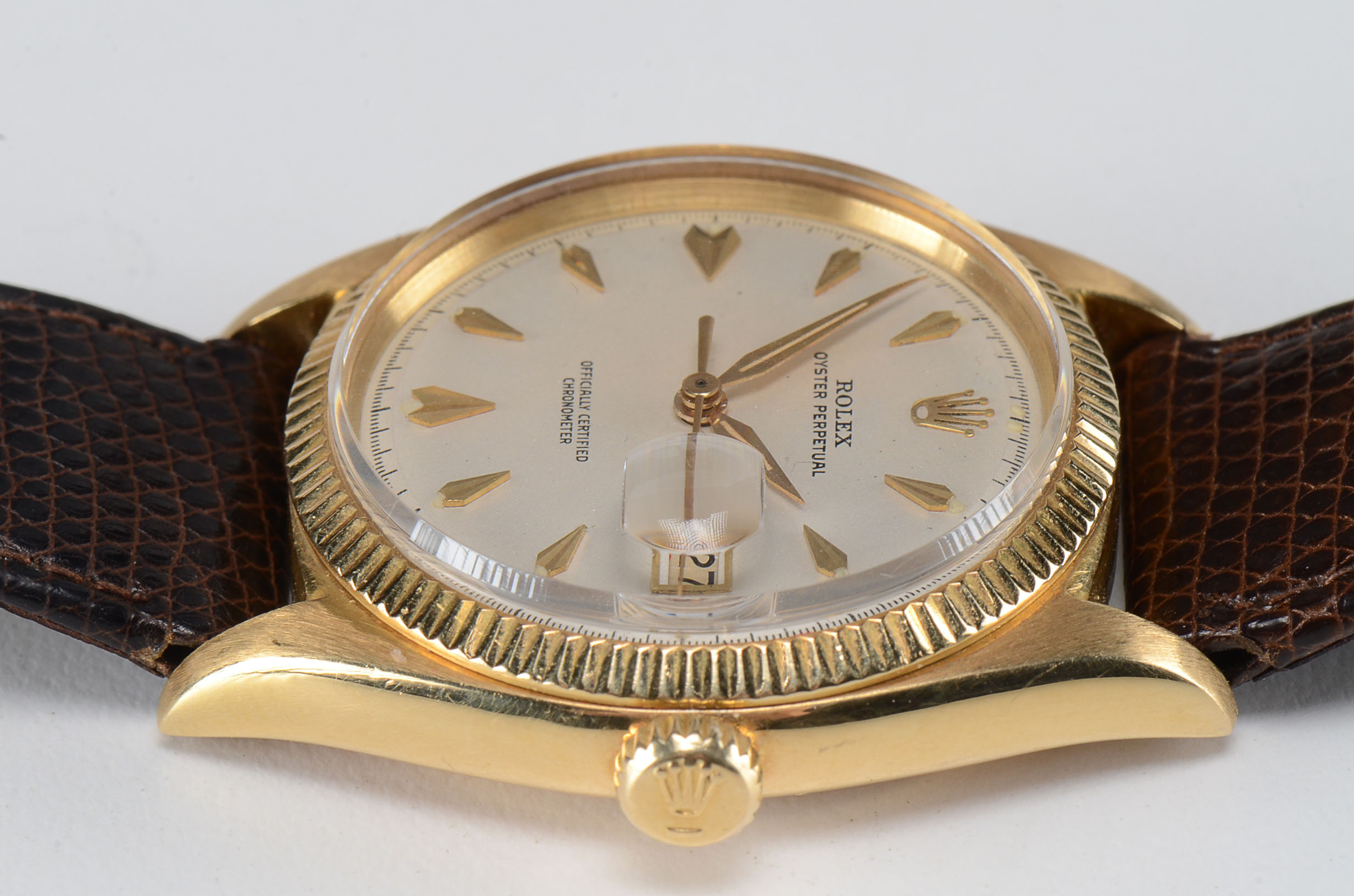 18K Yellow Gold Rolex Oyster Gentlemen's Watch