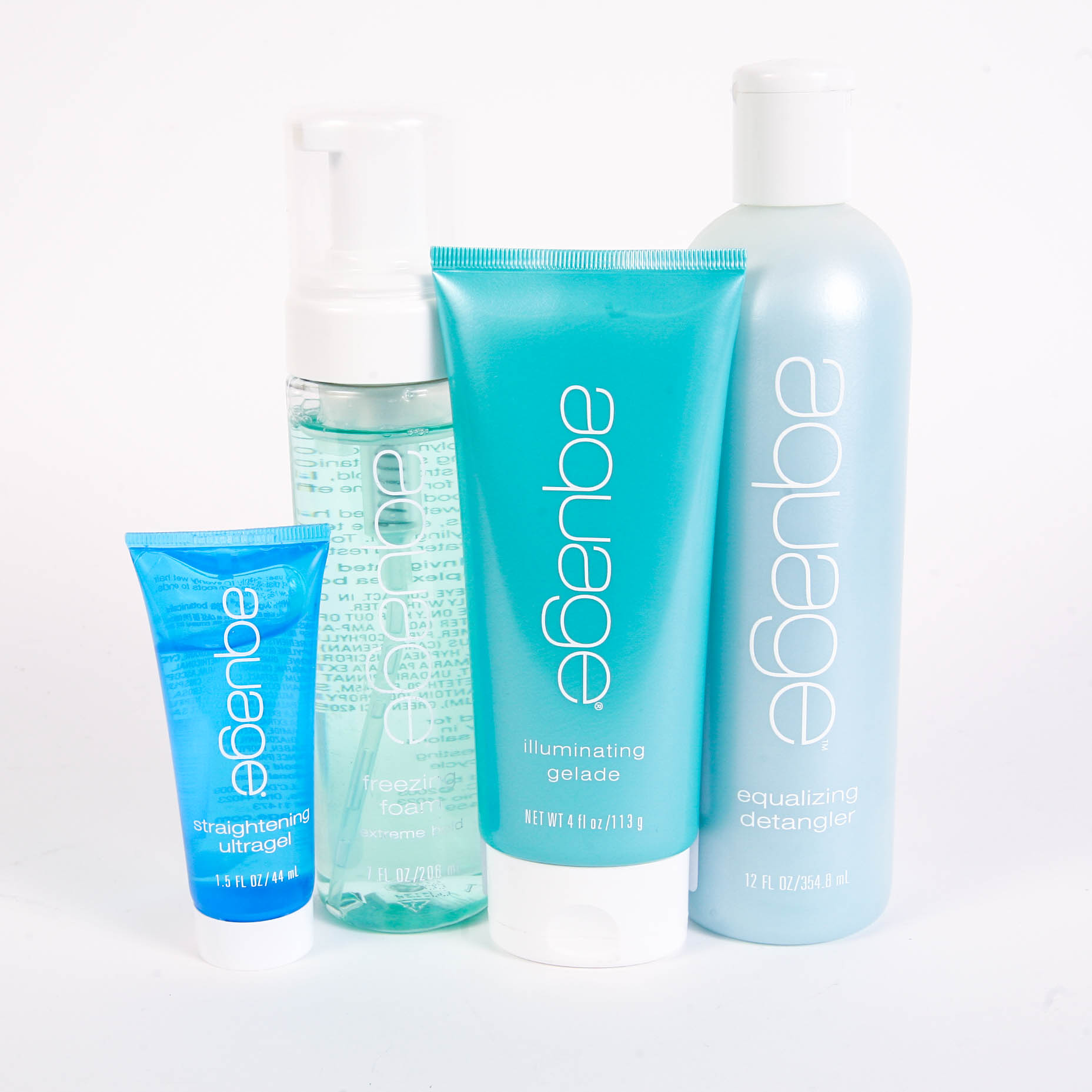 Grouping of Four Aquage Hair Styling Products