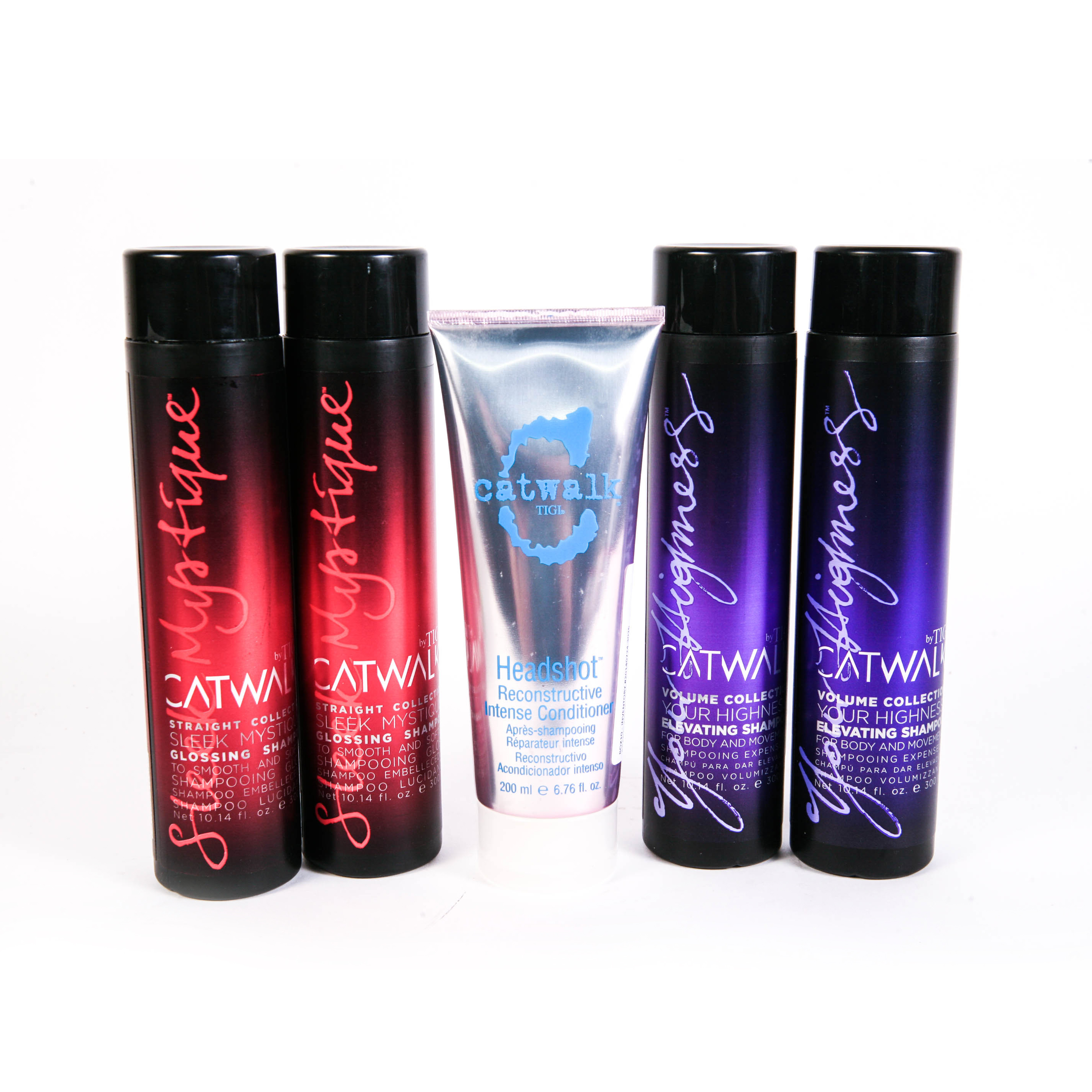 Grouping of Five TIGI Catwalk Hair Care Products