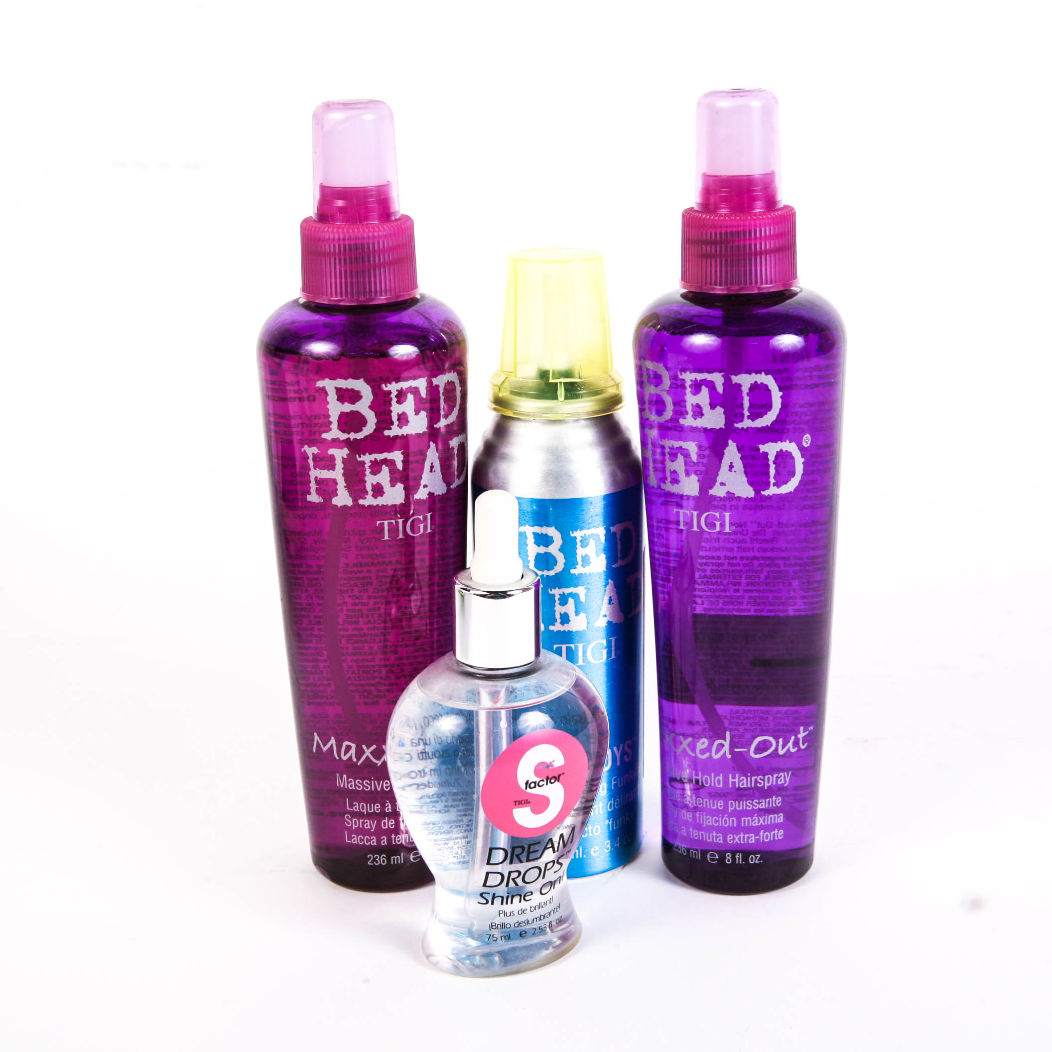 Grouping of Four TIGI Hair Styling Products