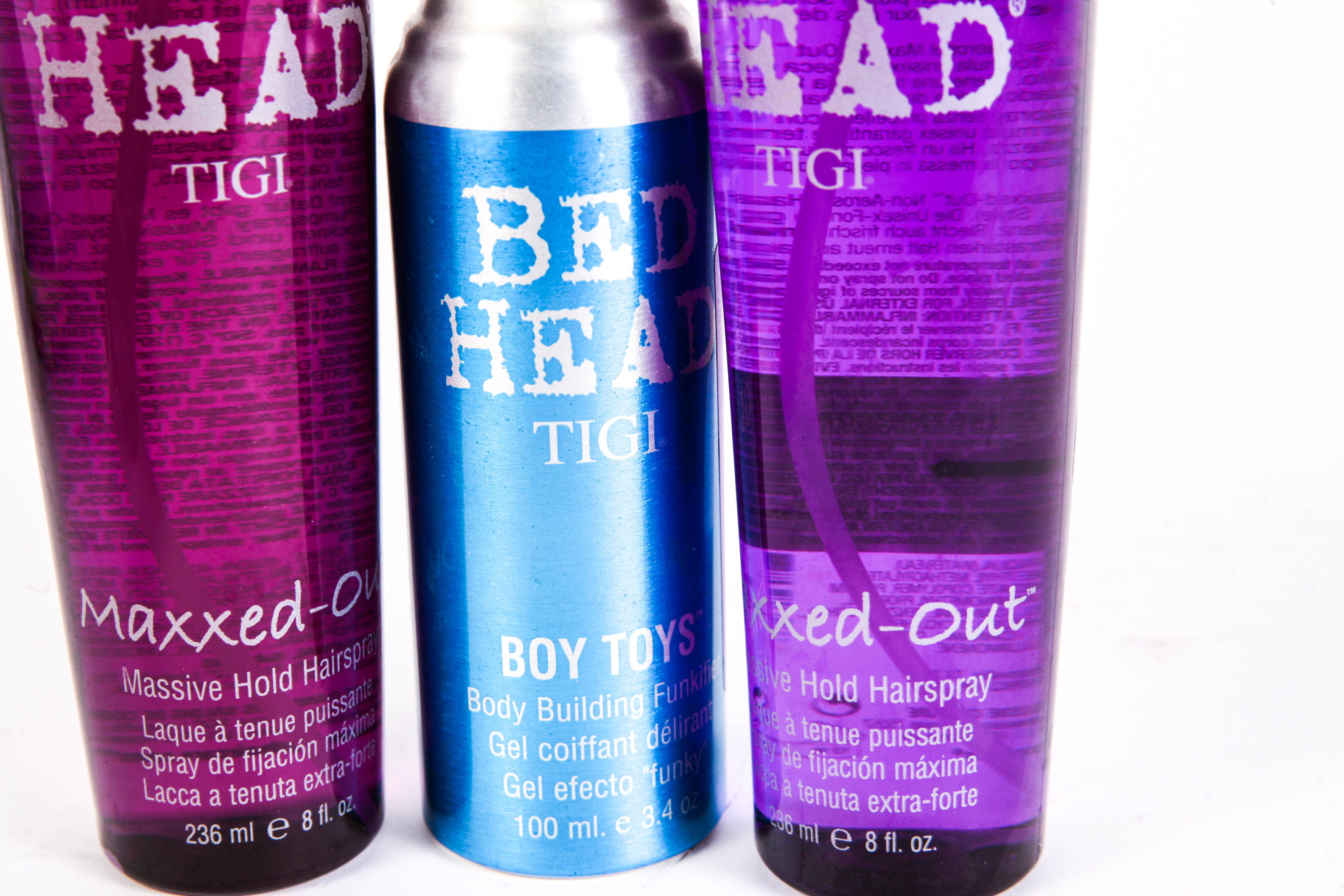 Grouping of Four TIGI Hair Styling Products