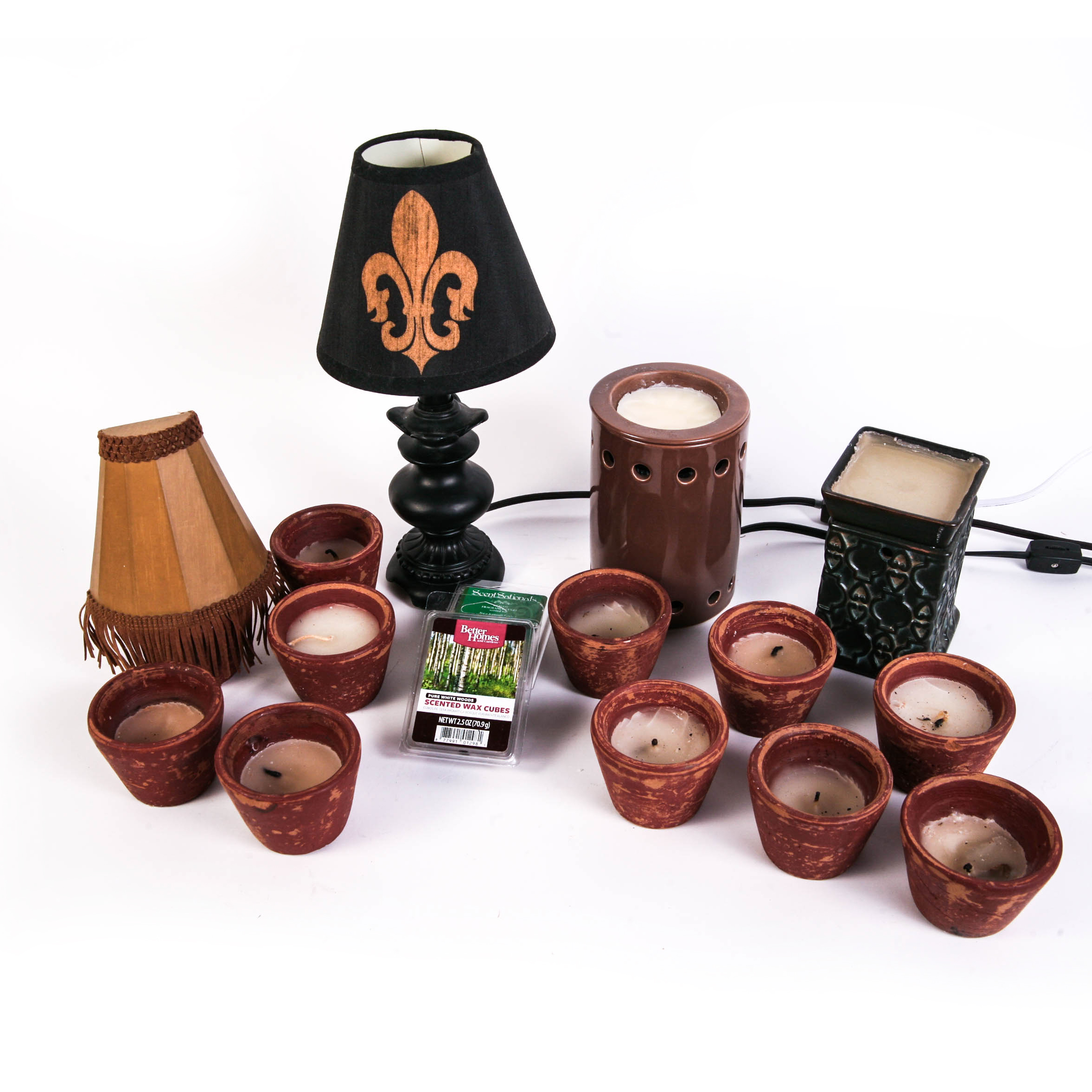Grouping of Nighlights, Candles and Scented Candle Warmers
