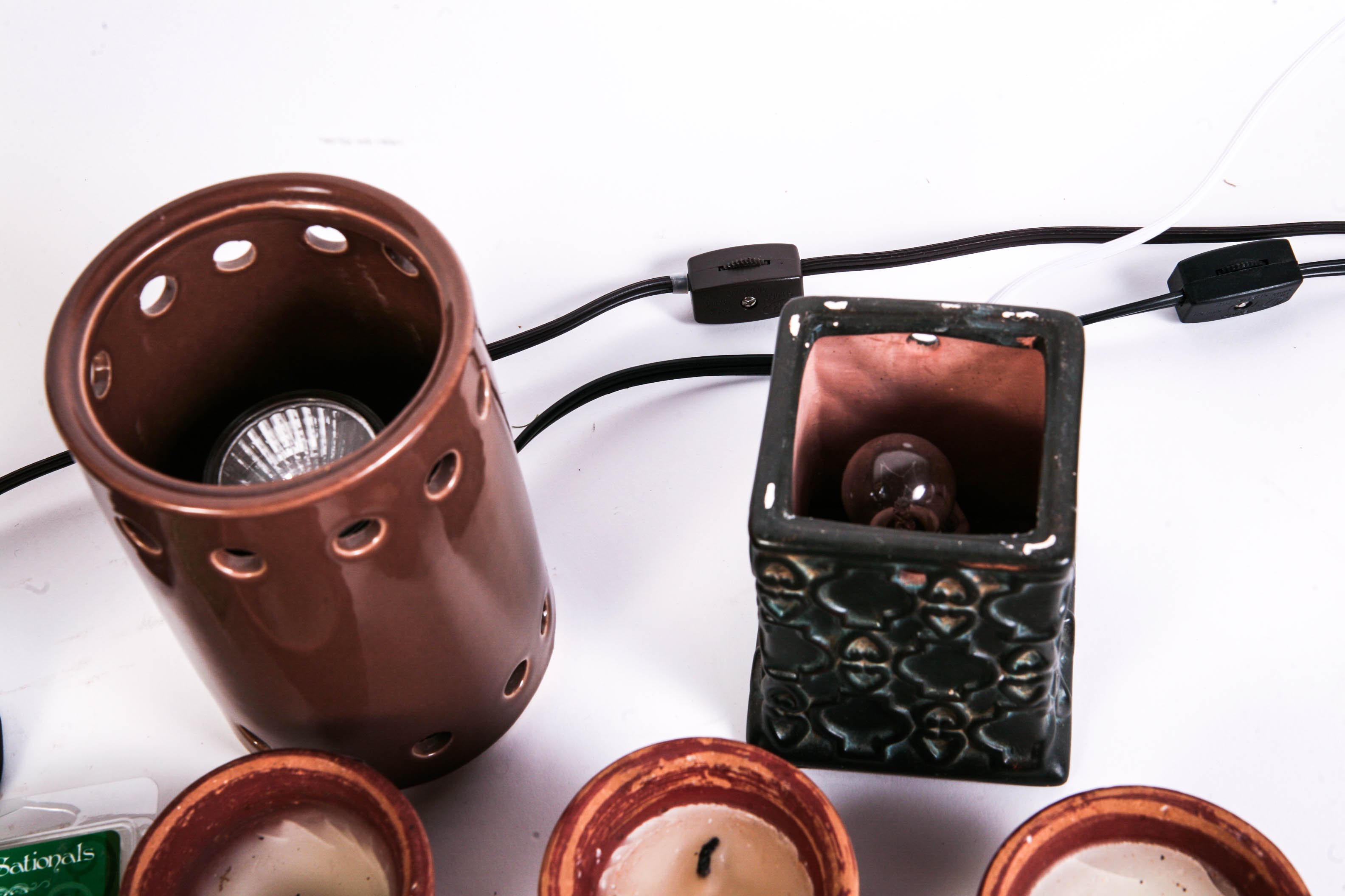 Grouping of Nighlights, Candles and Scented Candle Warmers