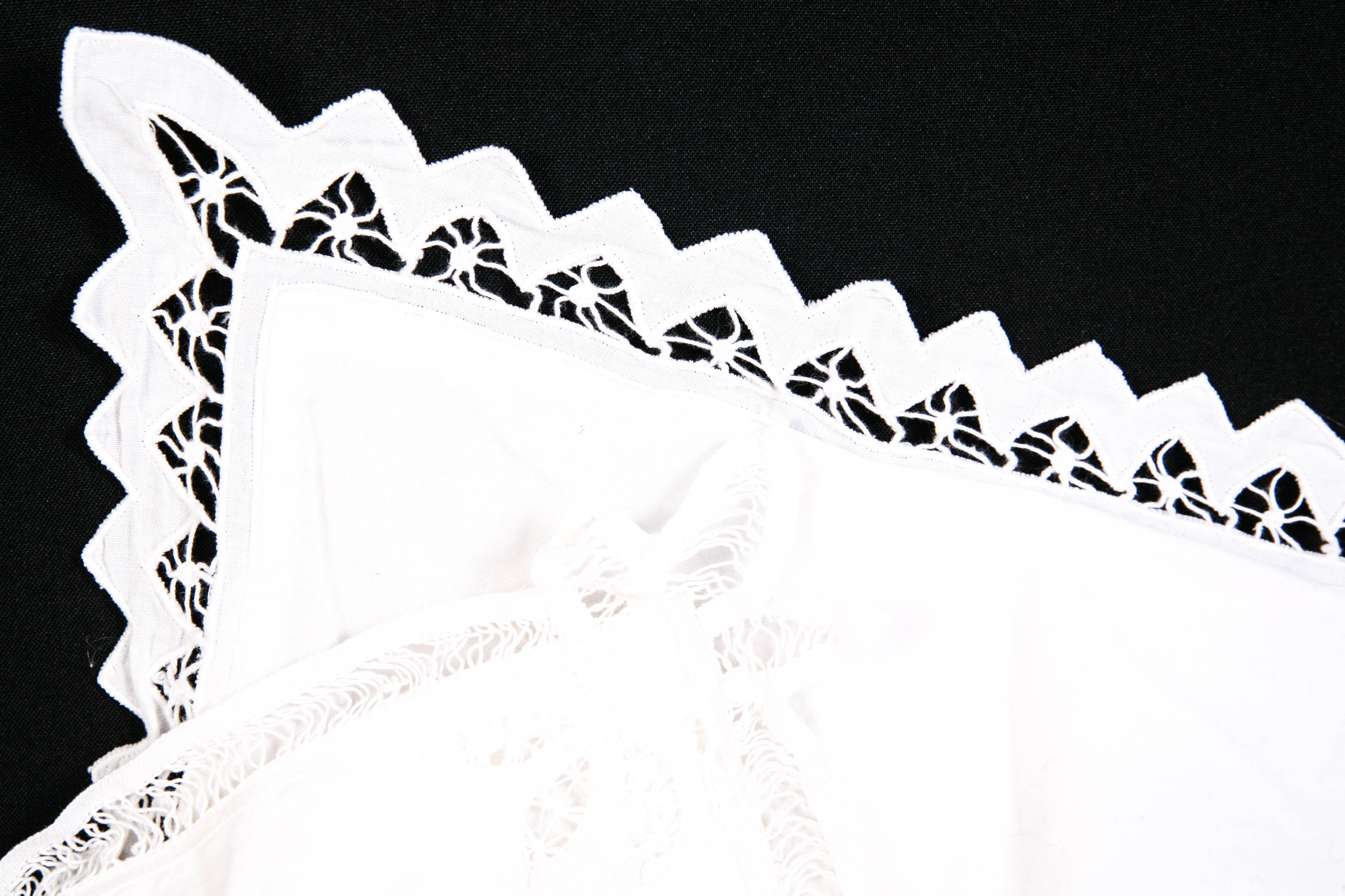 Grouping of Five Decorative Cotton Pillow Covers Including Boudoi