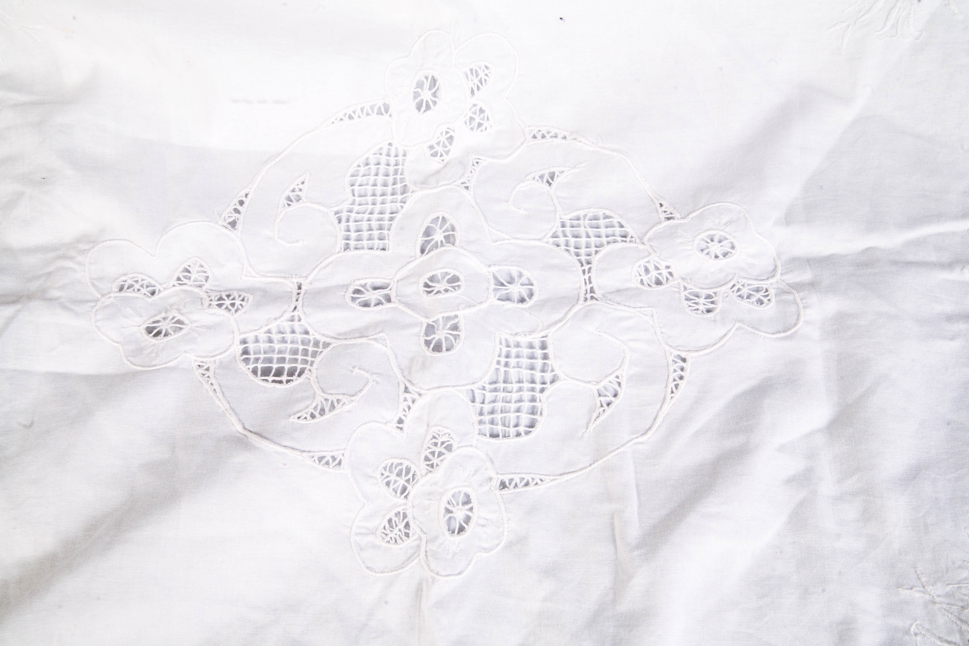 Grouping of Five Decorative Cotton Pillow Covers Including Boudoi