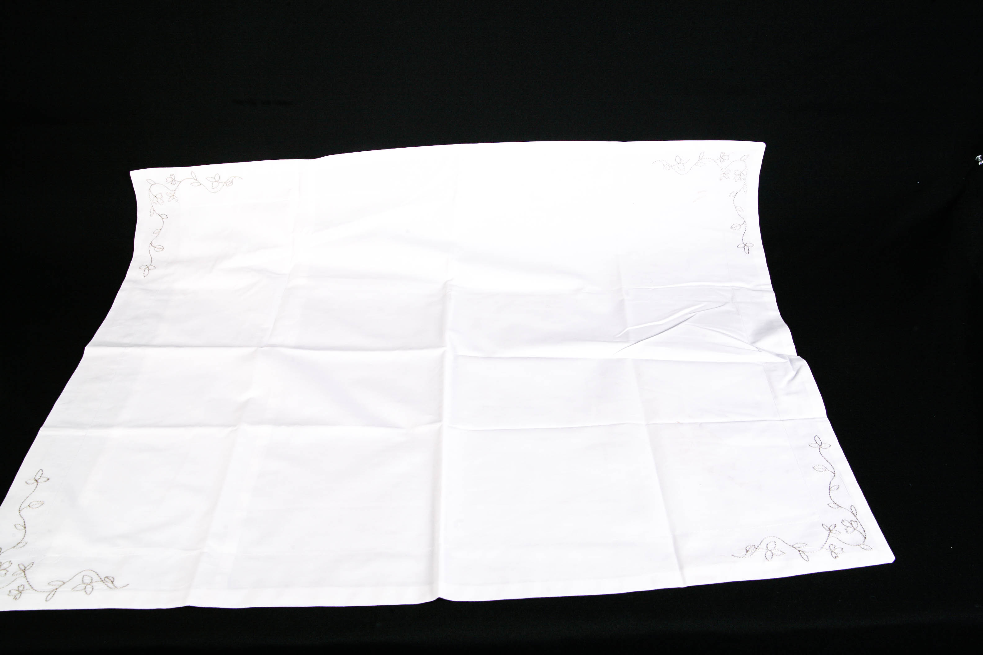 White Ikea Duvet, Pillow Sham and West Elm Pillow Cover