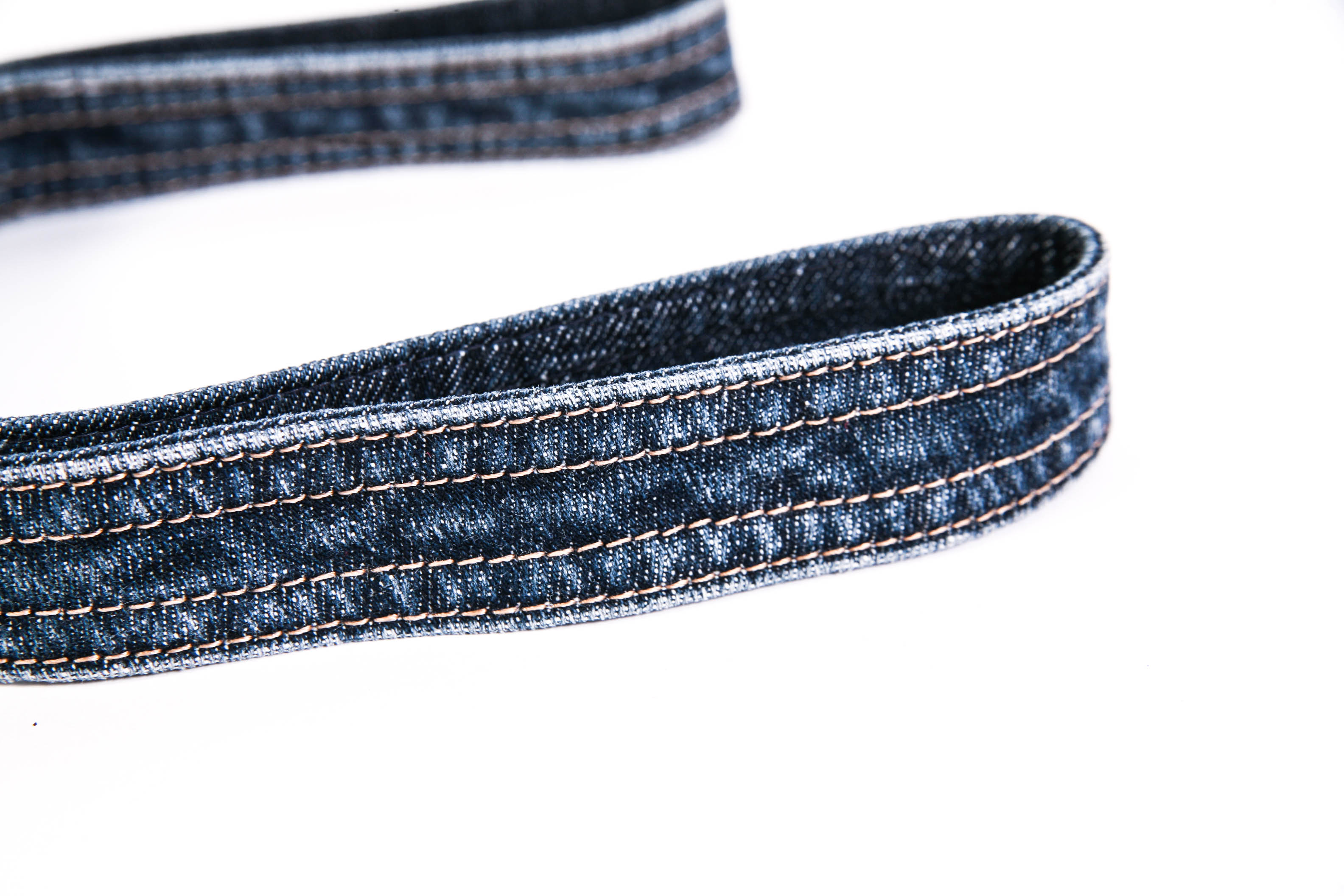 Escada Denim Belt with Gold-Tone Hardware