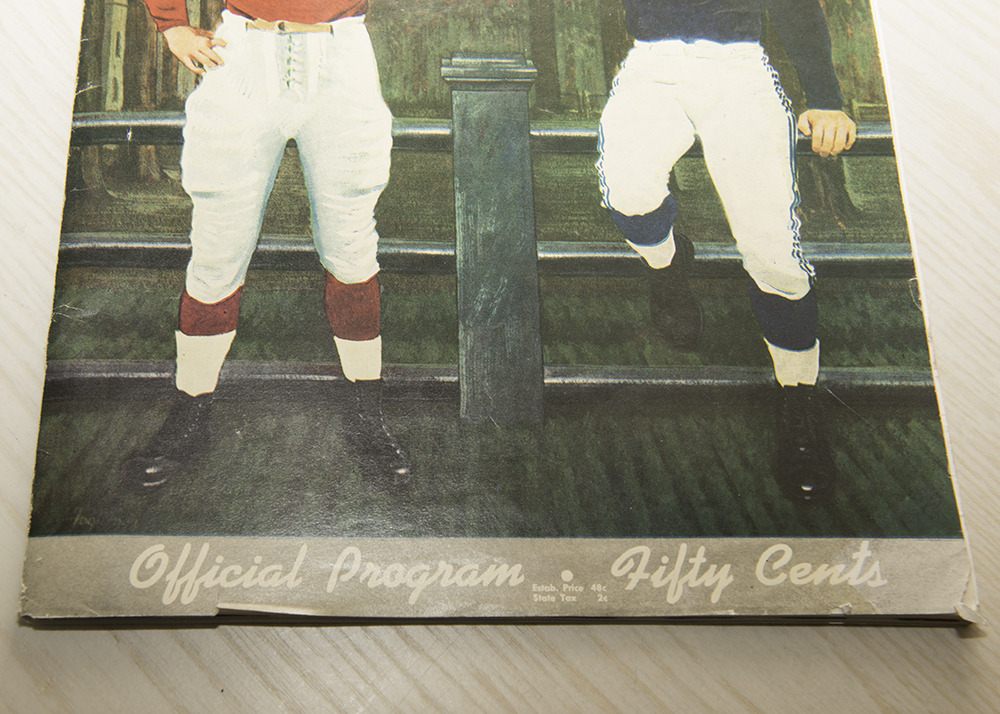 Collection Of Collegiate Football Programs Featuring Robert Kennedy