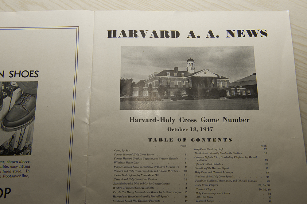Collection Of Collegiate Football Programs Featuring Robert Kennedy