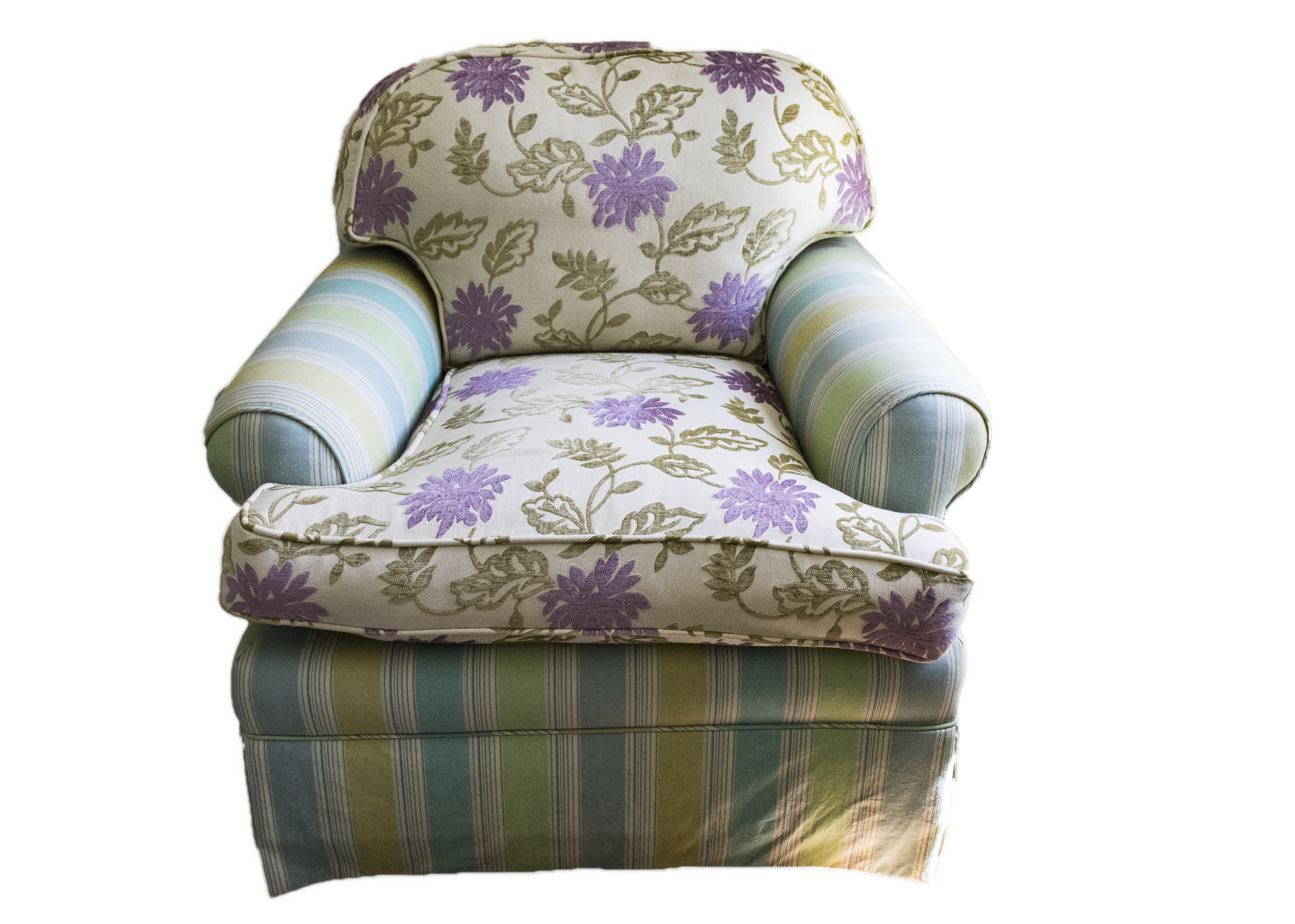 Upholstered Rocking Swivel Armchair