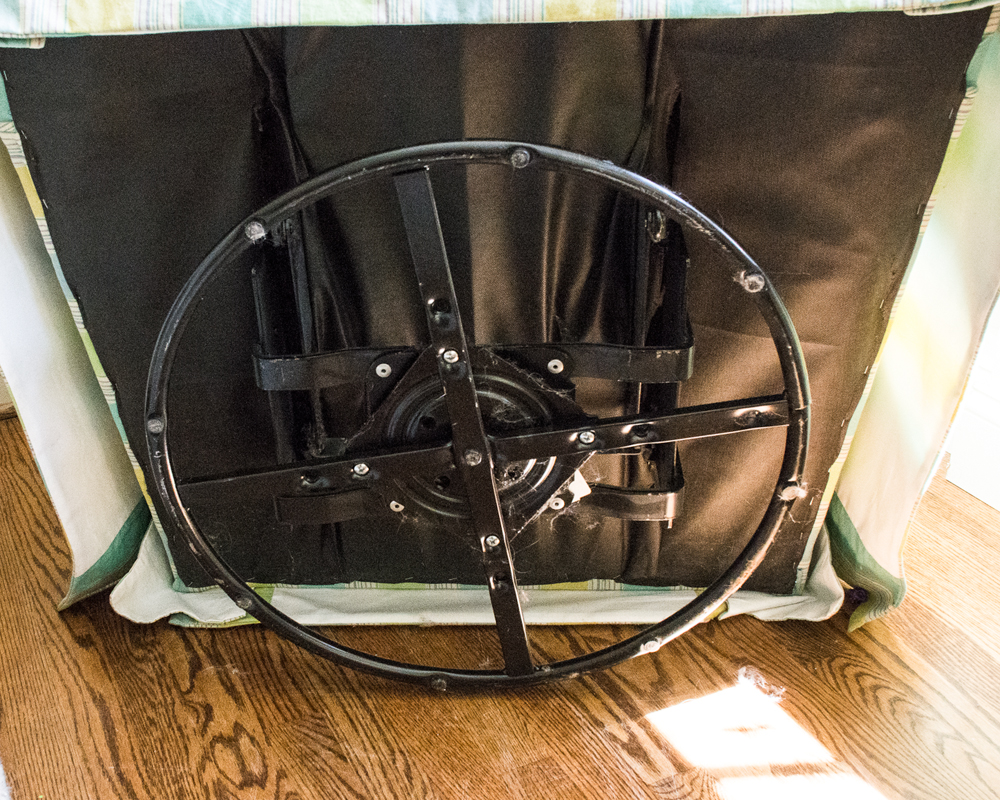 Upholstered Rocking Swivel Armchair