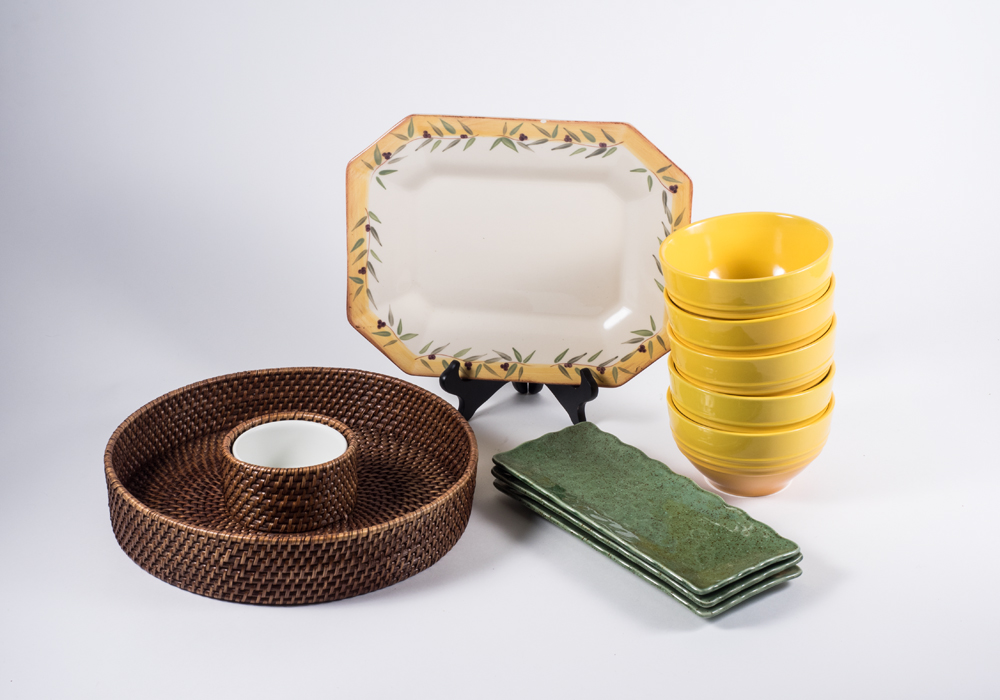 Crate & Barrel and Le Creuset Tableware