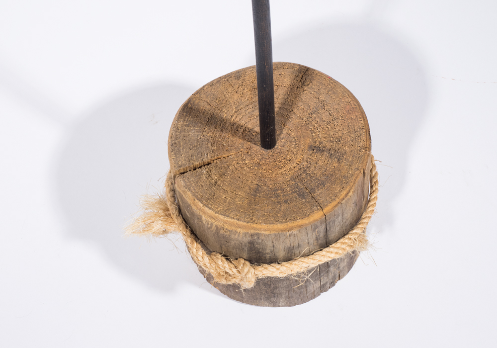 Egret Carved Wooden Sculpture