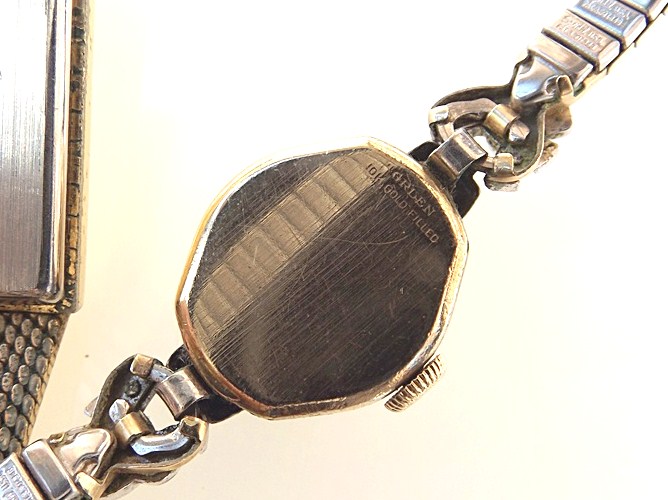 Men's and Women's Vintage Watches with Gold-Filled Gruen