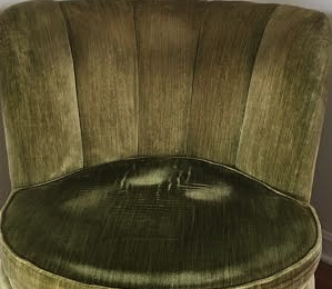 Vintage Fan Back Occasional Chair