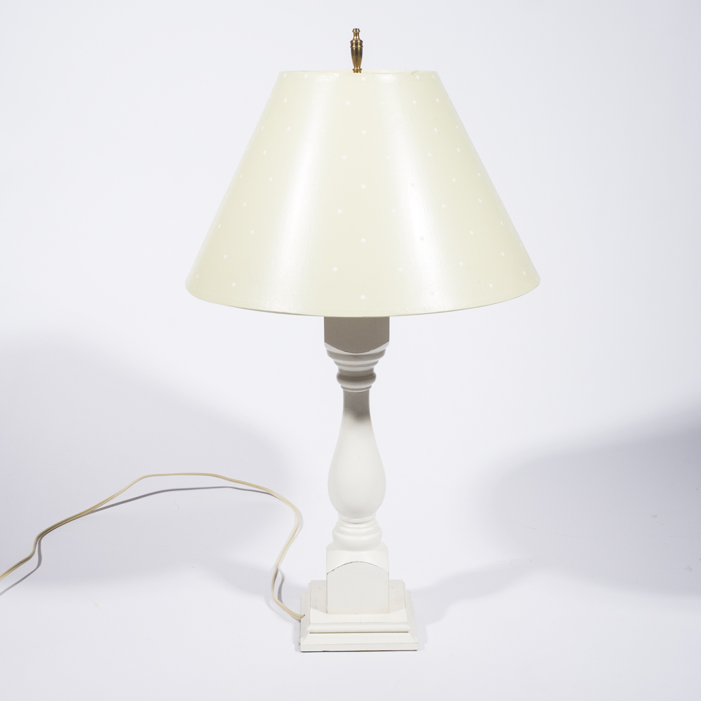 David Fuller Table Lamp with Painted Shade