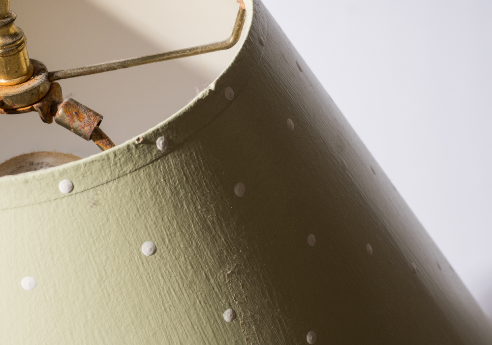 David Fuller Table Lamp with Painted Shade