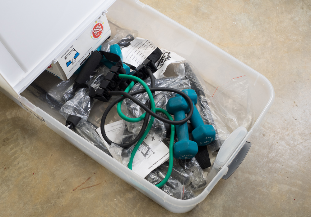 Fitness Items in a Box