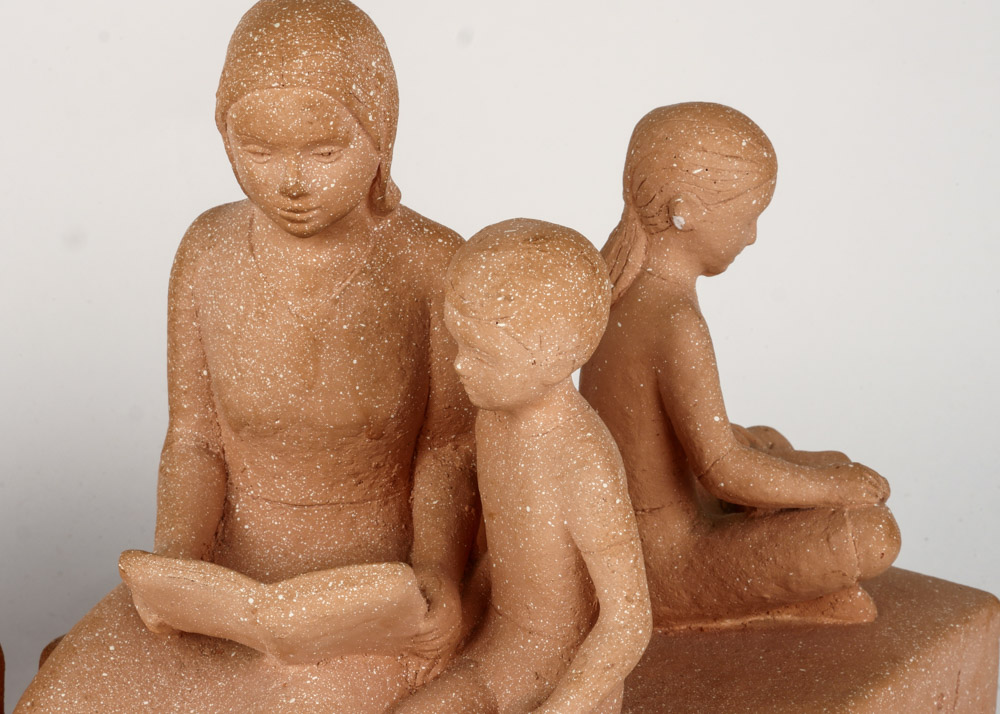 Pair of Terracotta Bookends