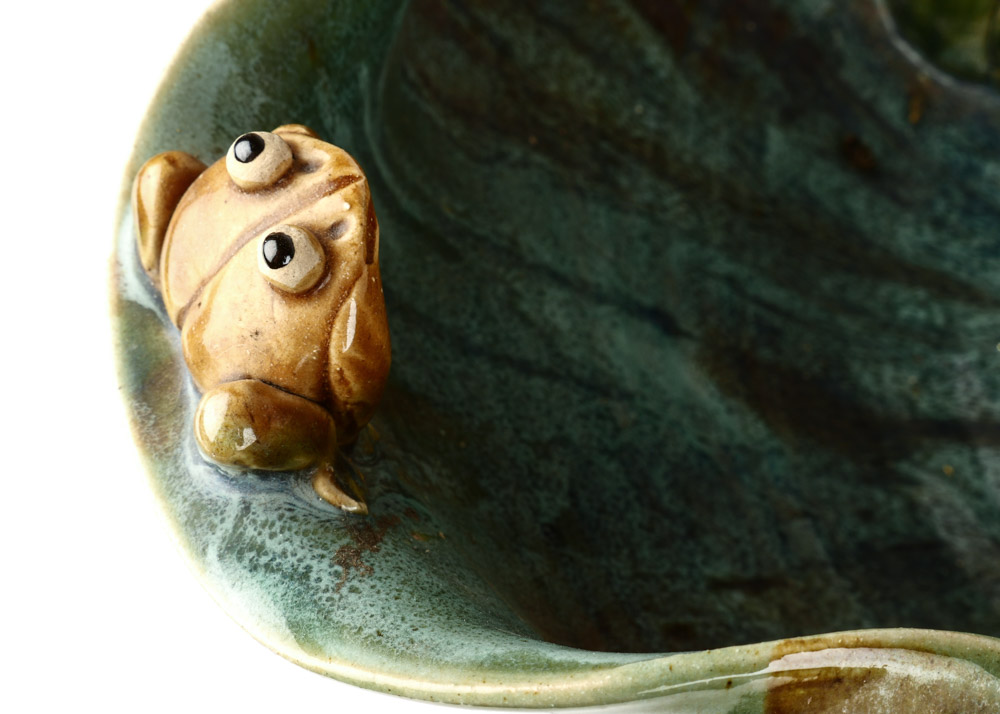 Vintage Ceramic Fish Fountain