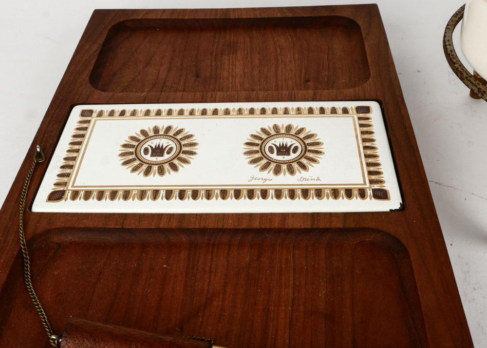 Vintage Georges Briard Fondue Set