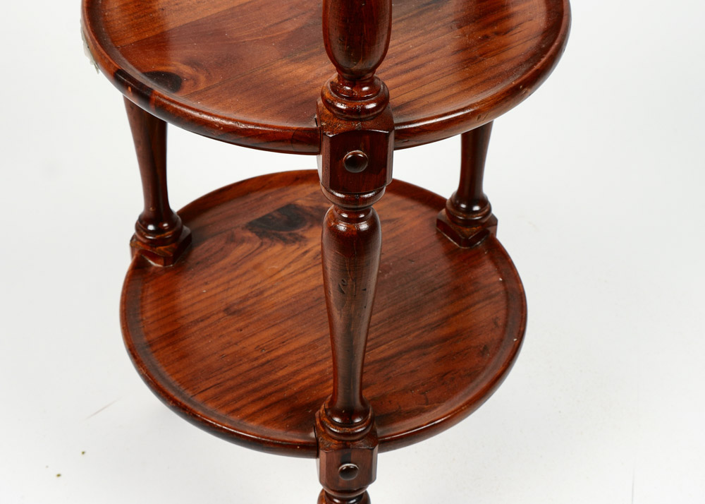 Vintage Ethan & Allen Three Tiered Side Table