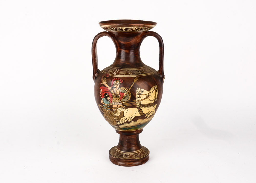 Vintage Hand Painted Ceramic Vase